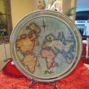 Vintage Janice Minor World Tray